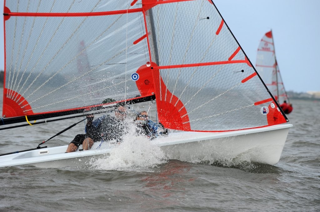 Leigh Riddel and Mel Rippe - sixth overall - 35th NSW Tasar State Championships © Michael Remaili Action Sport Photos